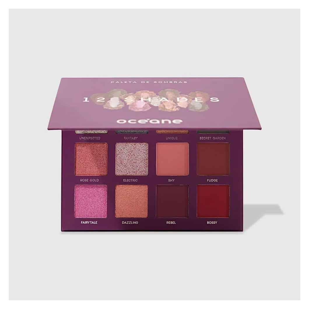 Paleta de Sombras - 12 Shades Océane Purple 26,5g