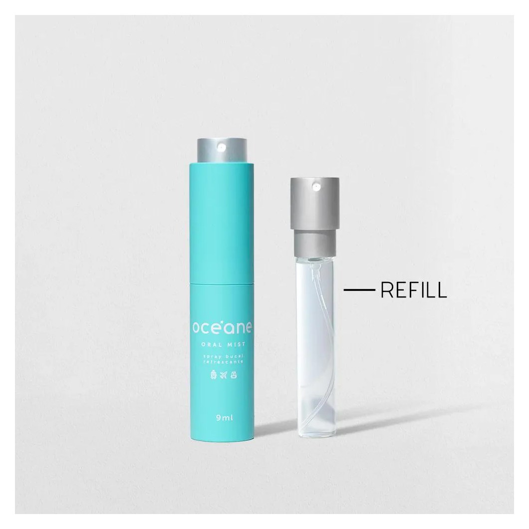 Kit Spray Bucal de Menta com Refil Travel (2 Produtos)