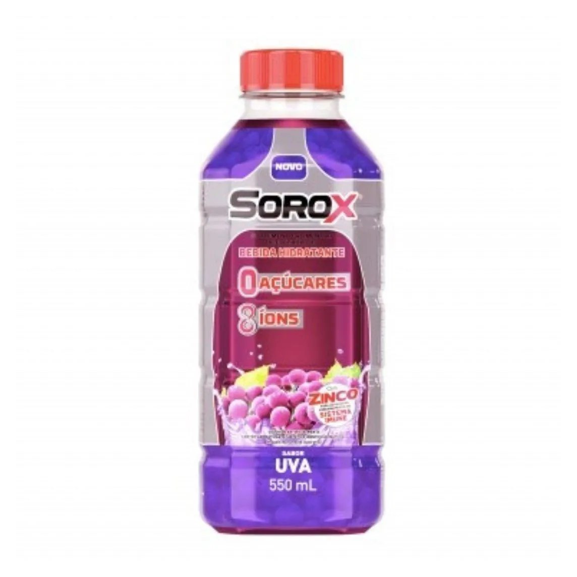 Sorox Bebida Hidratante Uva 550ml - Genomma Lab