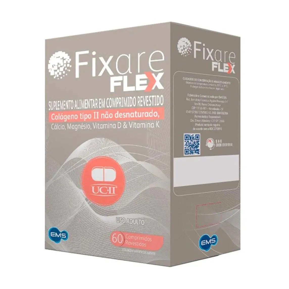 Fixare Flex Colágeno Tipo 2 60 cápsulas - Ems