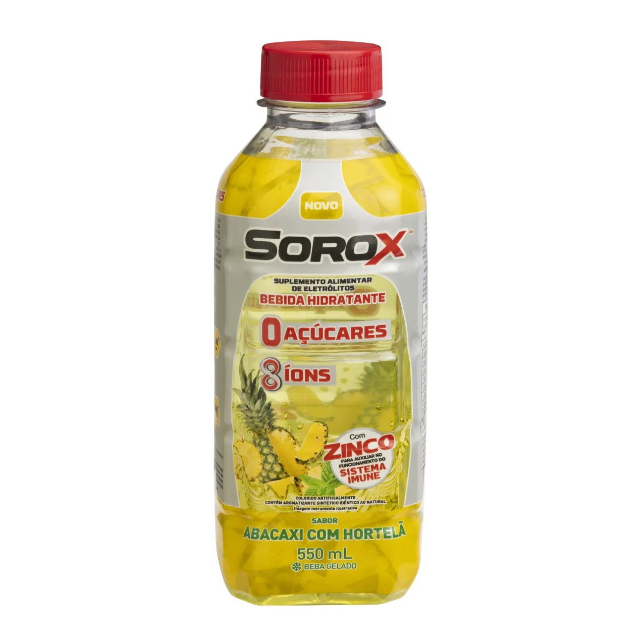 Isotônico Sorox Abacaxi com Hortelã 550ml