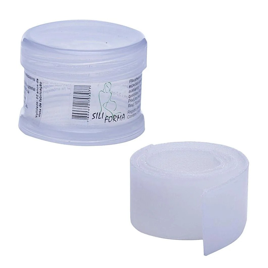 Fita Adesiva de Gel Siliforma 45x3cm - Unidade