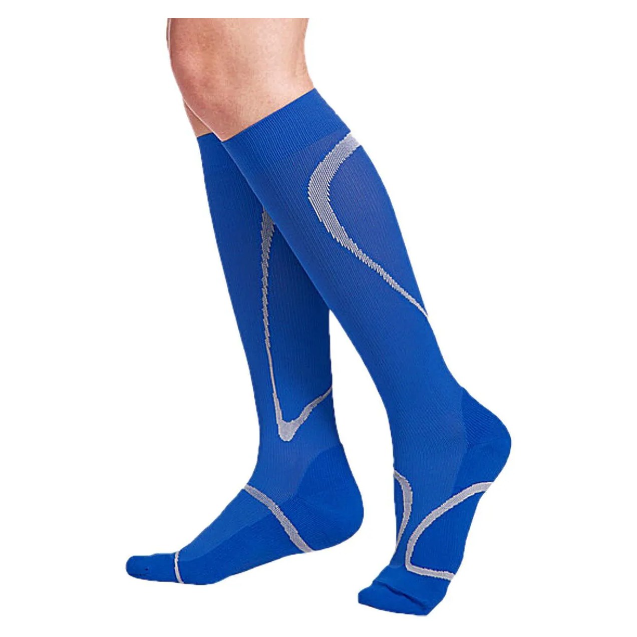Meia 3/4 Esportiva Perfomance Sigvaris - 20-30mmhg - Azul - Tamanho P2