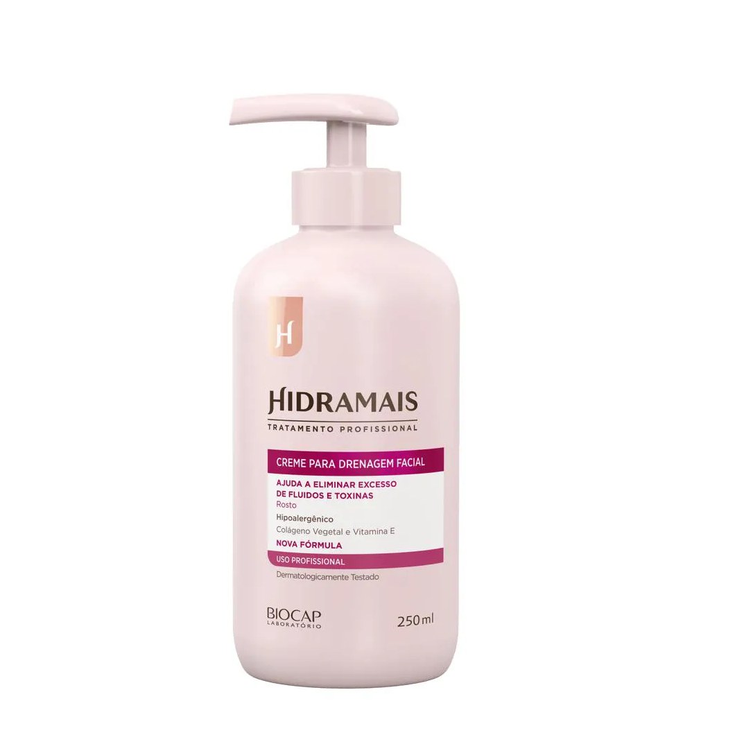 Creme Para Drenagem Facial 250Ml