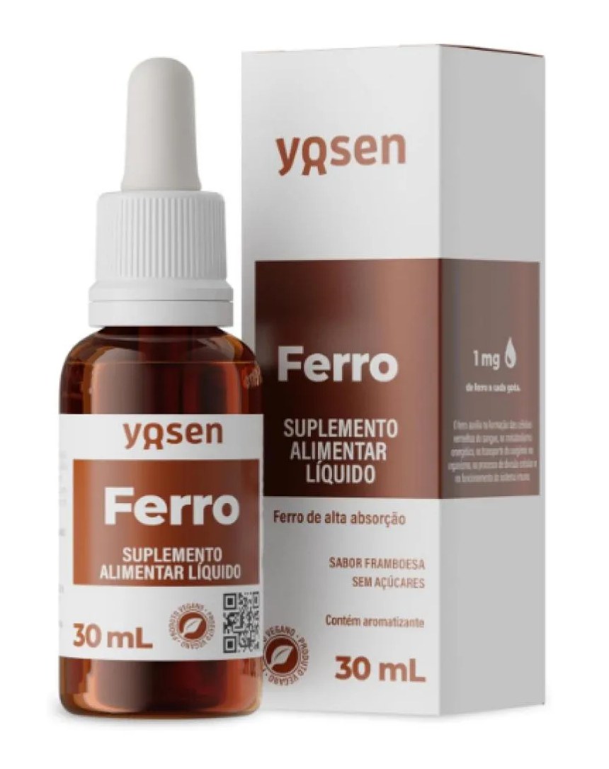 Ferro de Alta Absorção Ydrosolv Yosen 30 Ml