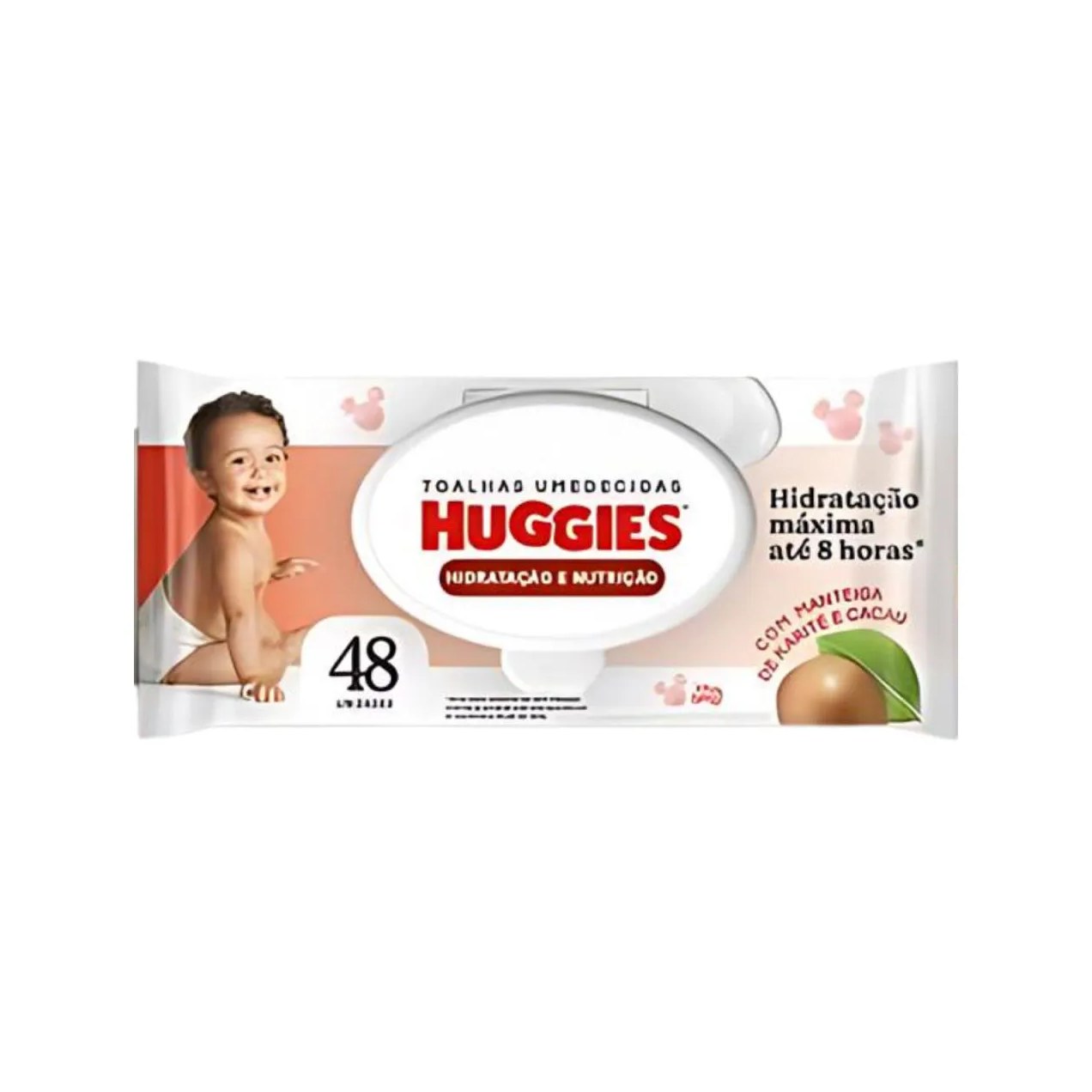 Lenço Umedecido Huggies Hidratação E Nutrição Pacote 48un