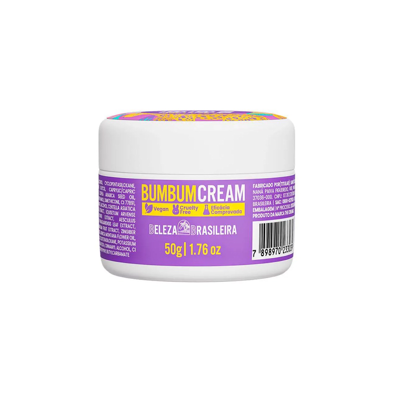 Creme Bumbum Cream Beleza Brasileira Mini 50g