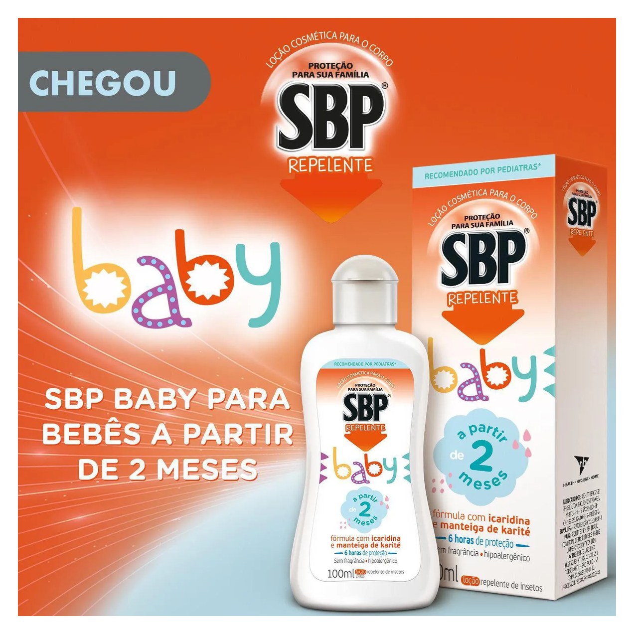 Kit Repelentes Spray Repelex Family Care 100ml + Loção Infantil SBP Baby Icaridina Sem Fragrância 100ml