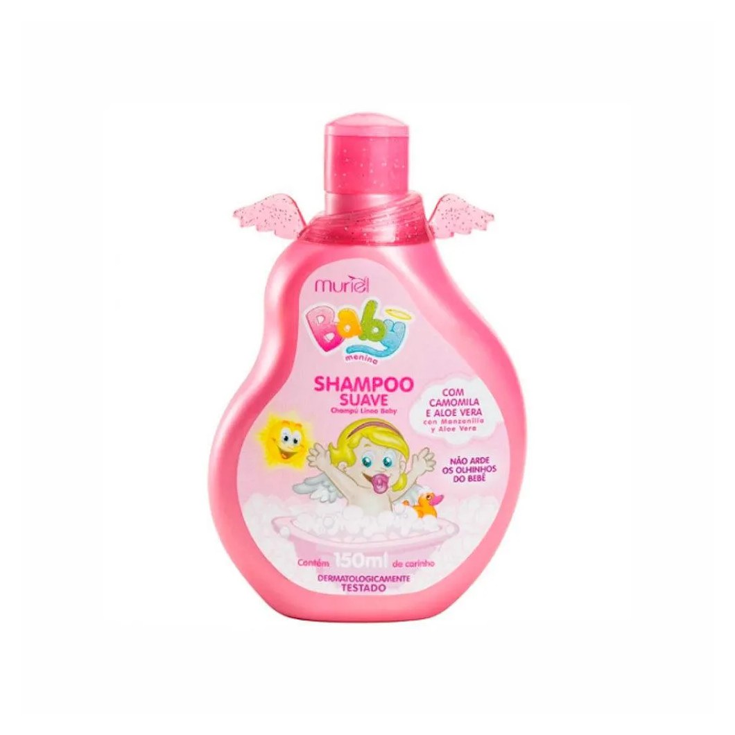 Shampoo Infantil Muriel Rosa 100ml