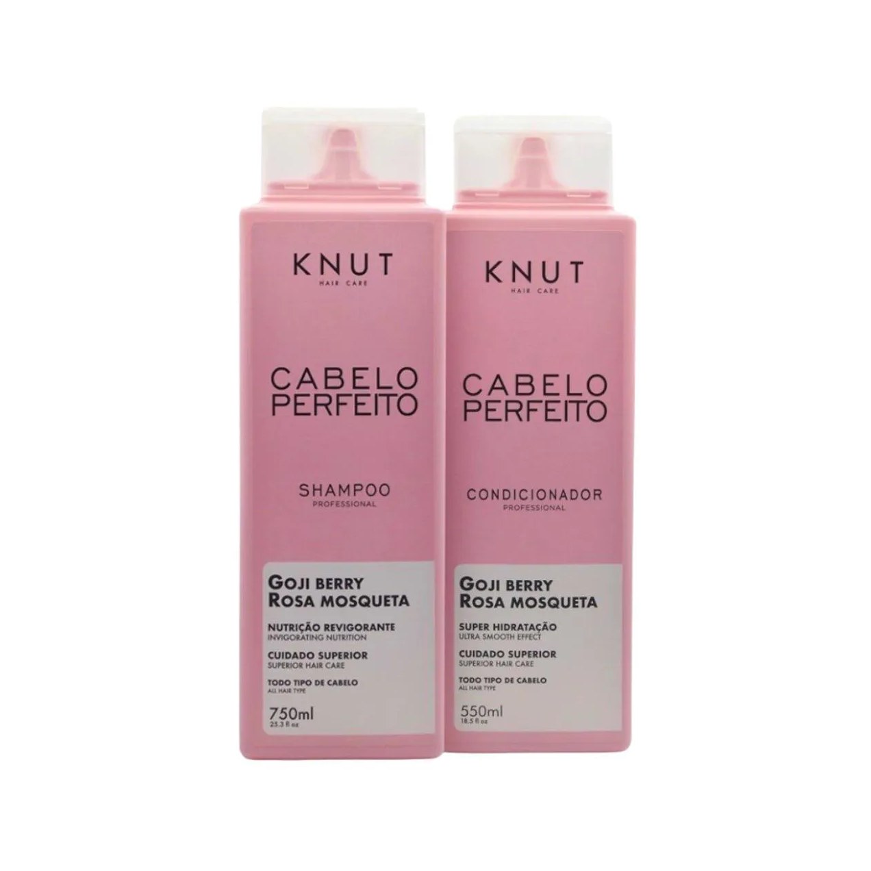 Knut Kit Cabelo Perfeito Shampoo 750ml + Condicionador 550ml