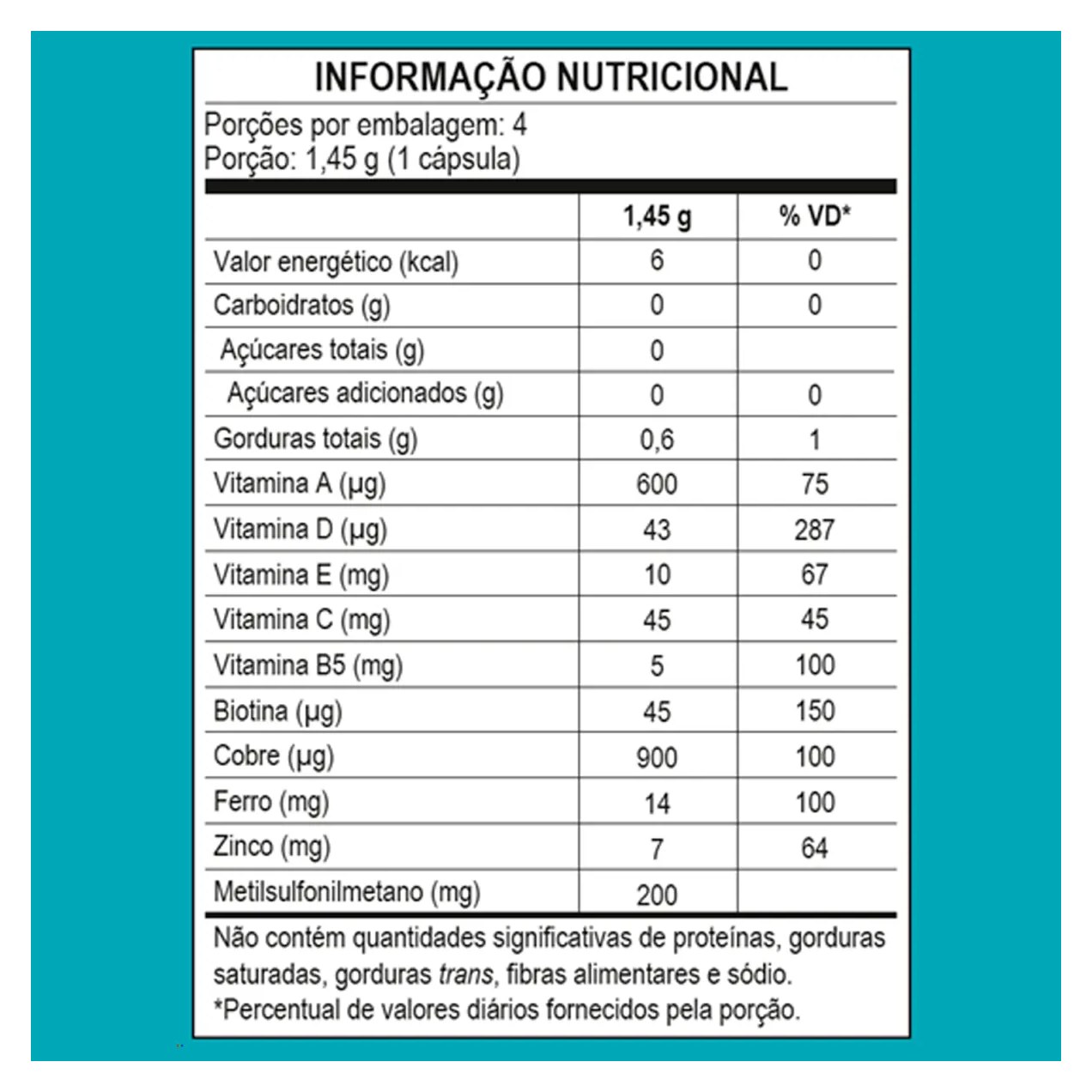 Mantecorp Nouve Biotin Cabelo Pele e Unha 30 cápsulas