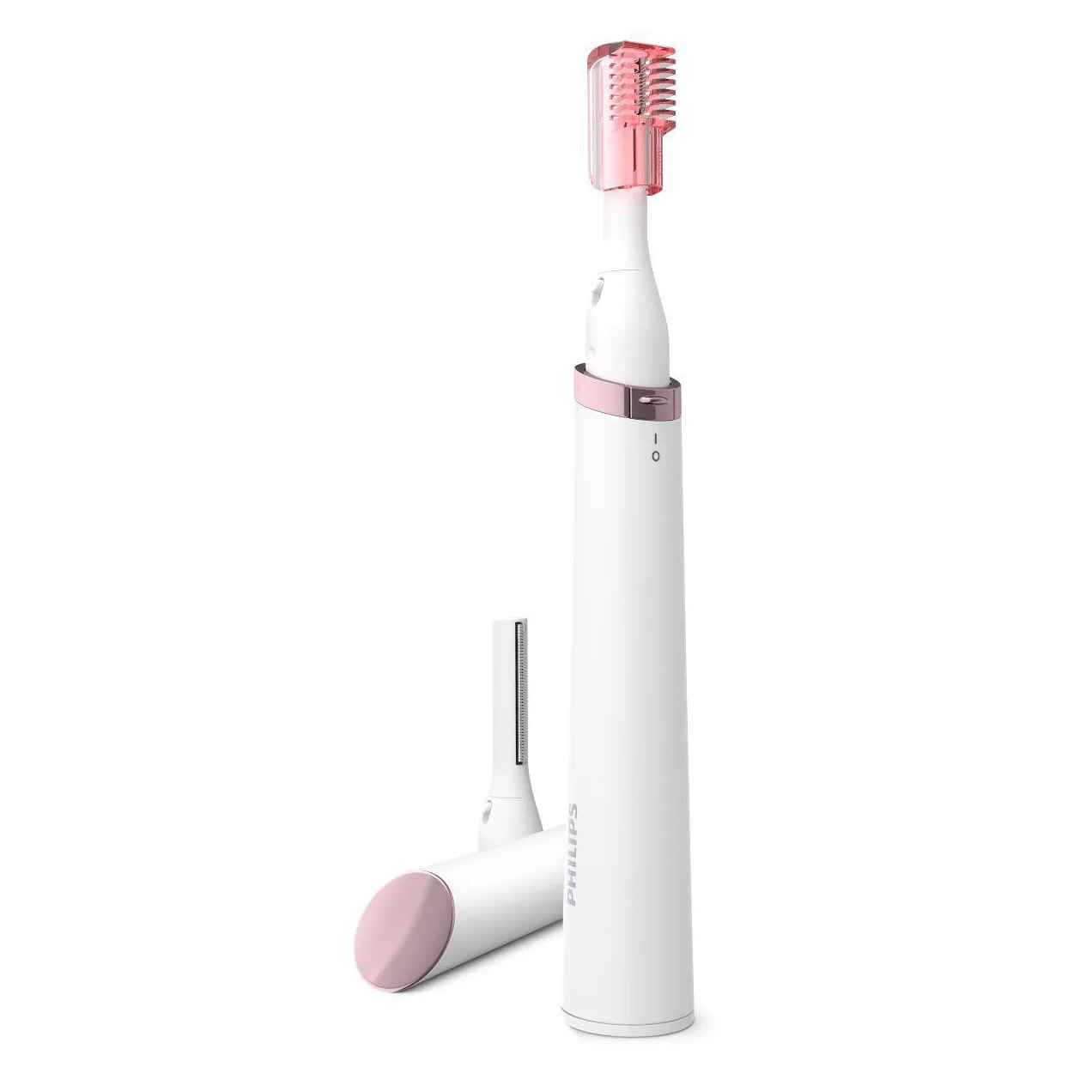 Aparador de Pelos Faciais Philips Feminino Branco e Rosa 1 unidade