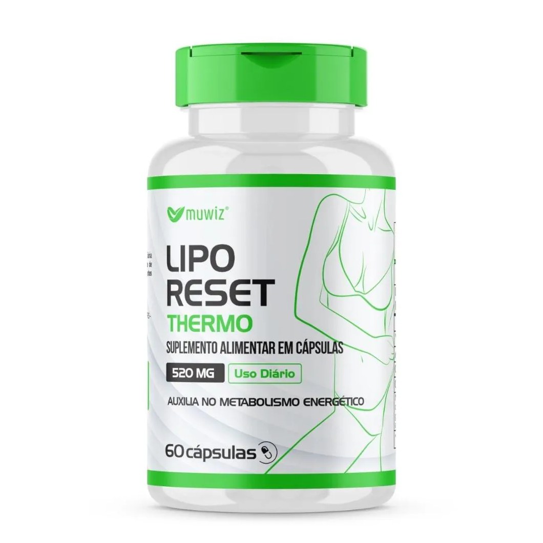 Lipo Reset Thermo 60 cápsulas 500mg Muwiz