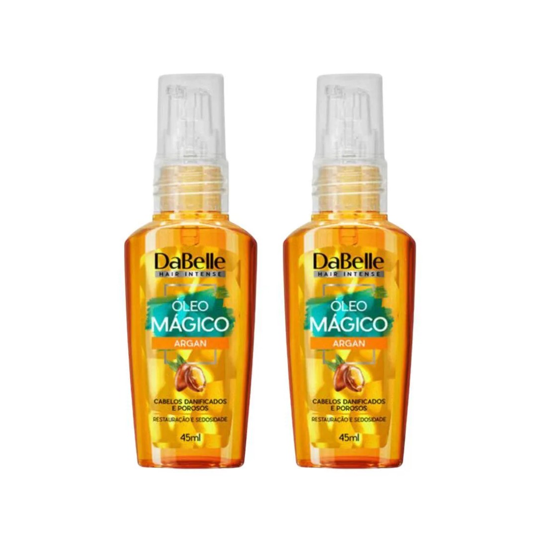 Oleo Capilar Dabelle 45ml Argan - Kit C / 2un