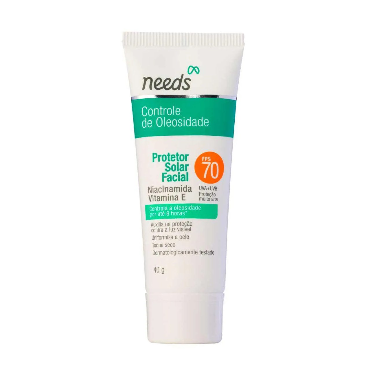 Protetor Solar Facial Needs Controle de Oleosidade FPS 70 40g