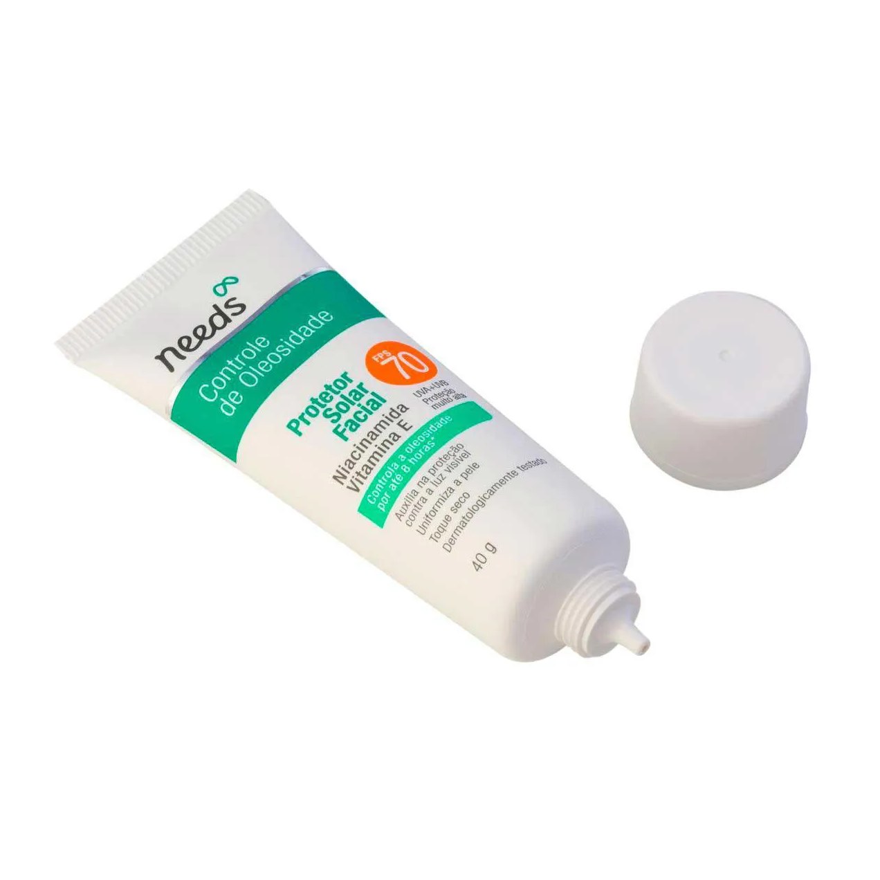 Protetor Solar Facial Needs Controle de Oleosidade FPS 70 40g