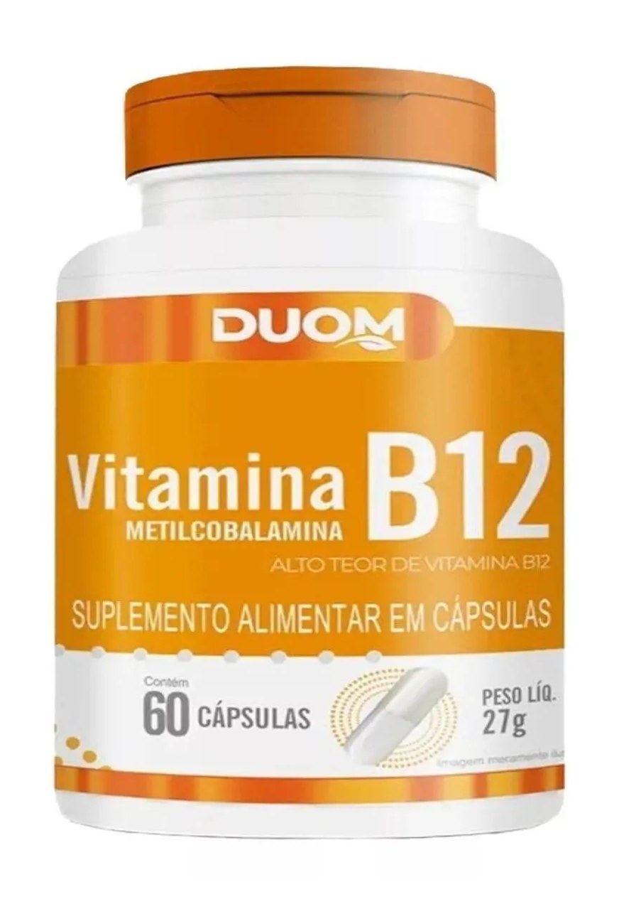 Suplemento Vitamina B12 Metilcobalamina Duom 60cps