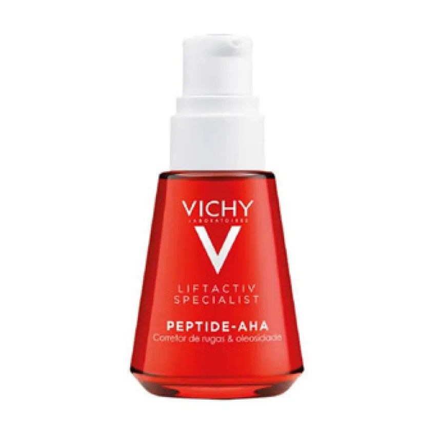 Sérum Corretor de Rugas e Oleosidade Peptide Aha Toque Seco 30ml - Vichy