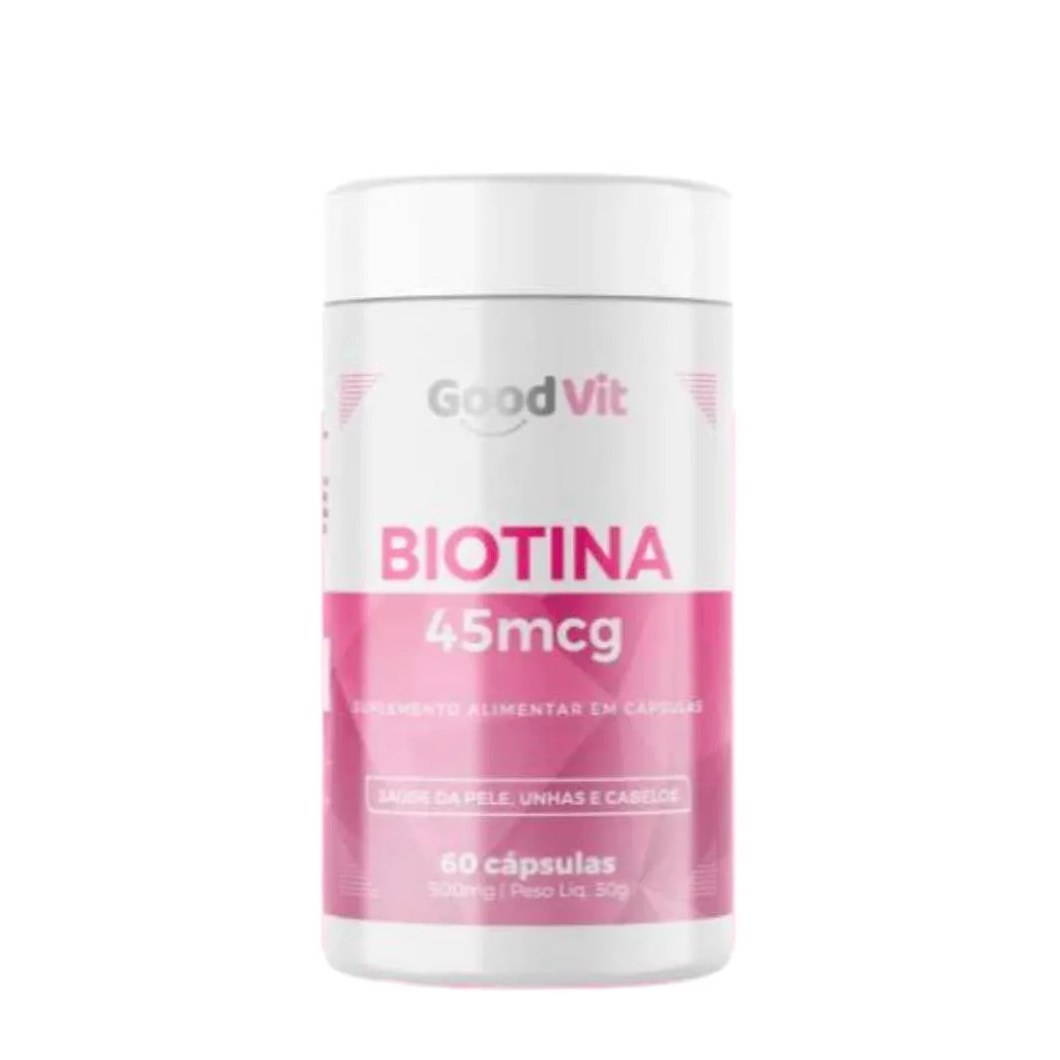 Biotina 45Mcg C/60 cápsulas - Good Vit