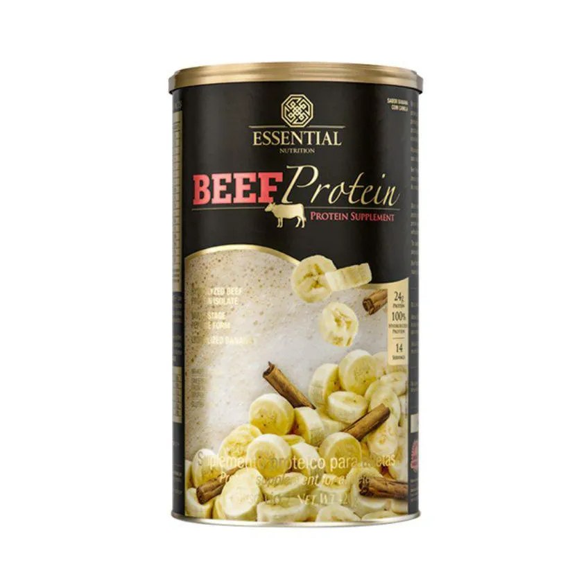 Beef Protein Banana com Canela Essential Nutrition 420g