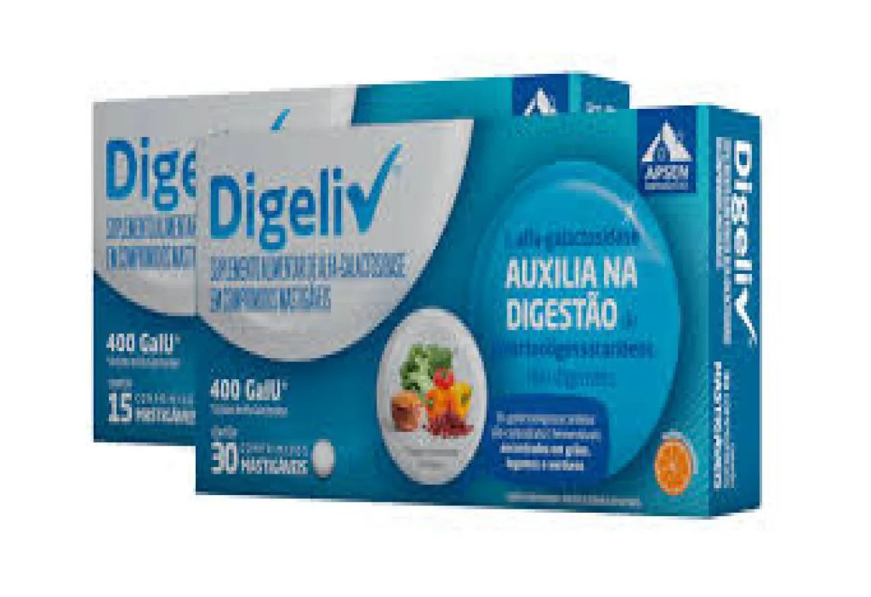 Digeliv Kit C/2 Caixas 30 comprimidos Mastigáveis Cada