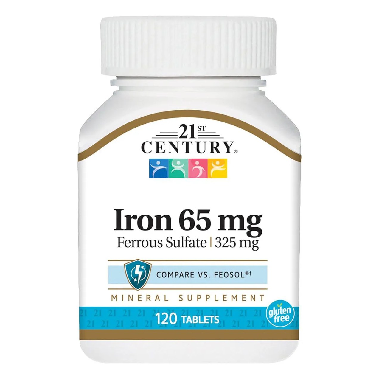 Ferro 65mg 120 comprimidos 21st Century