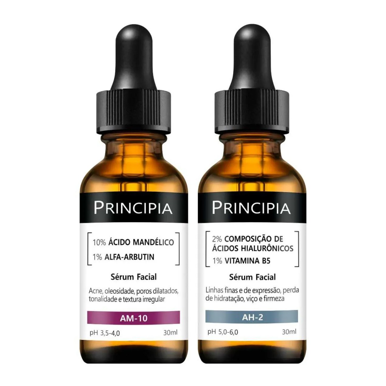 Kit 2 Séruns Principia Mandélico + Hialurônicos