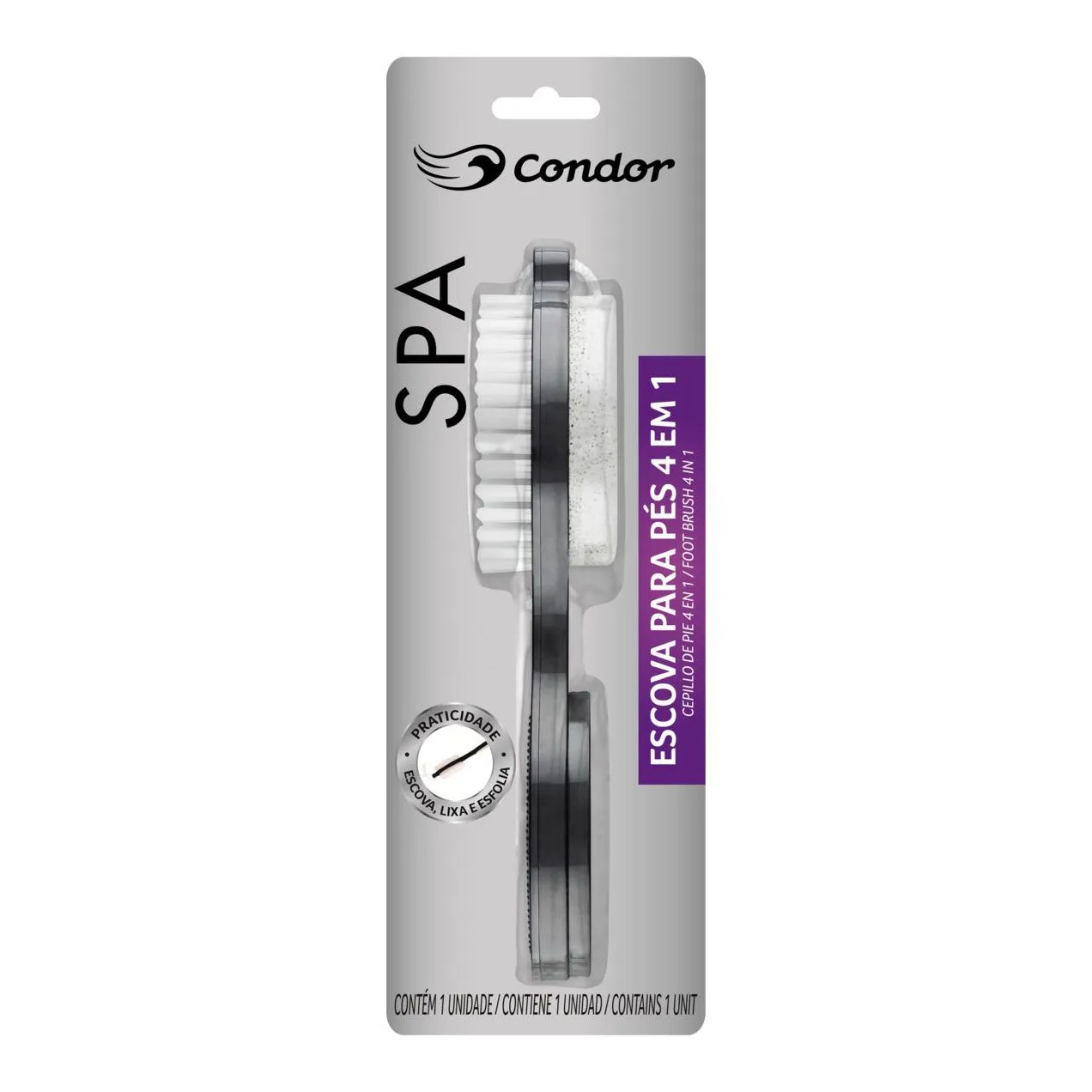 Escova para Pés 4 em 1 Condor Spa