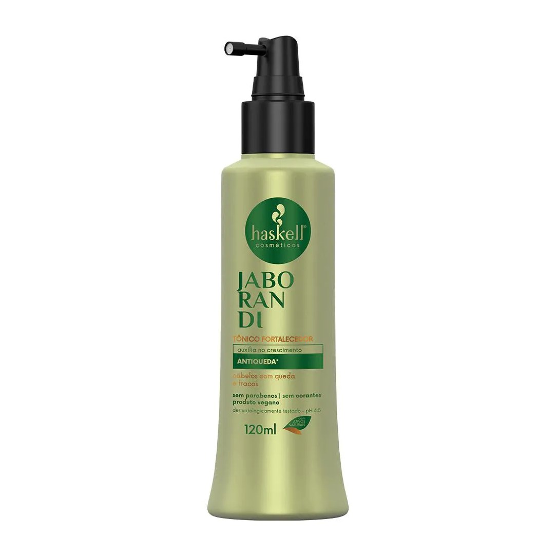 Tônico Fortalecedor Jaborandi 120ml - Haskell Cosméticos