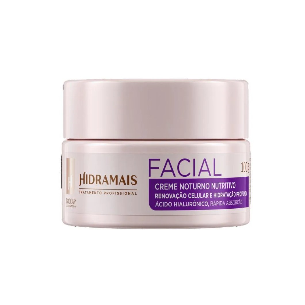Creme Facial Nutritivo Noturno 100gr Hidramais