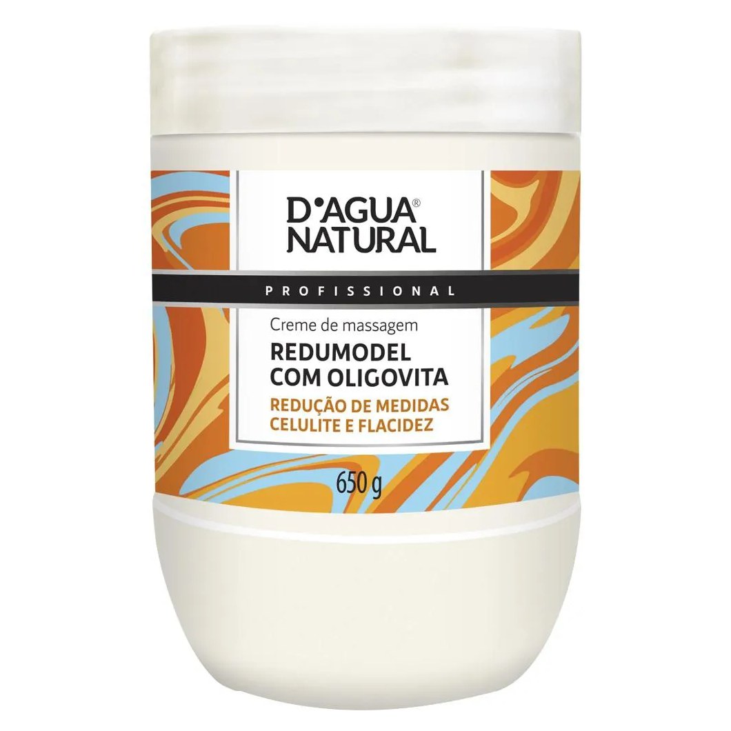 Creme de Massagem Redumodel com Oligovita 650 G Dagua Natural