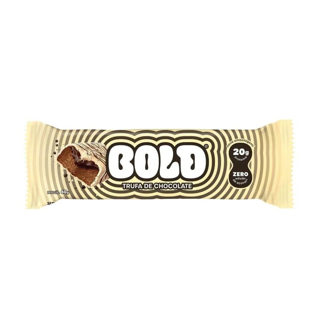 Bold Bar (60G) - Sabor: Trufa de Chocolate.
