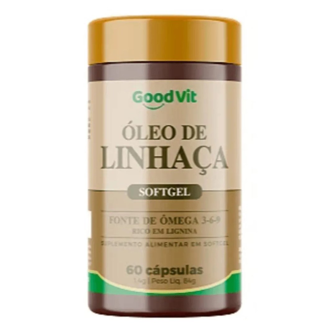 Óleo de Linhaça Softgel C/60 cápsulas - Good Vit