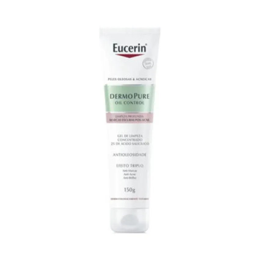 Gel de Limpeza Concentrado Dermo Pure Efeito Triplo 150g Eucerin