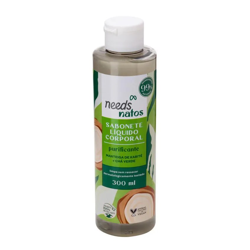 Sabonete Líquido Corporal Needs Natos Purificante 300ml