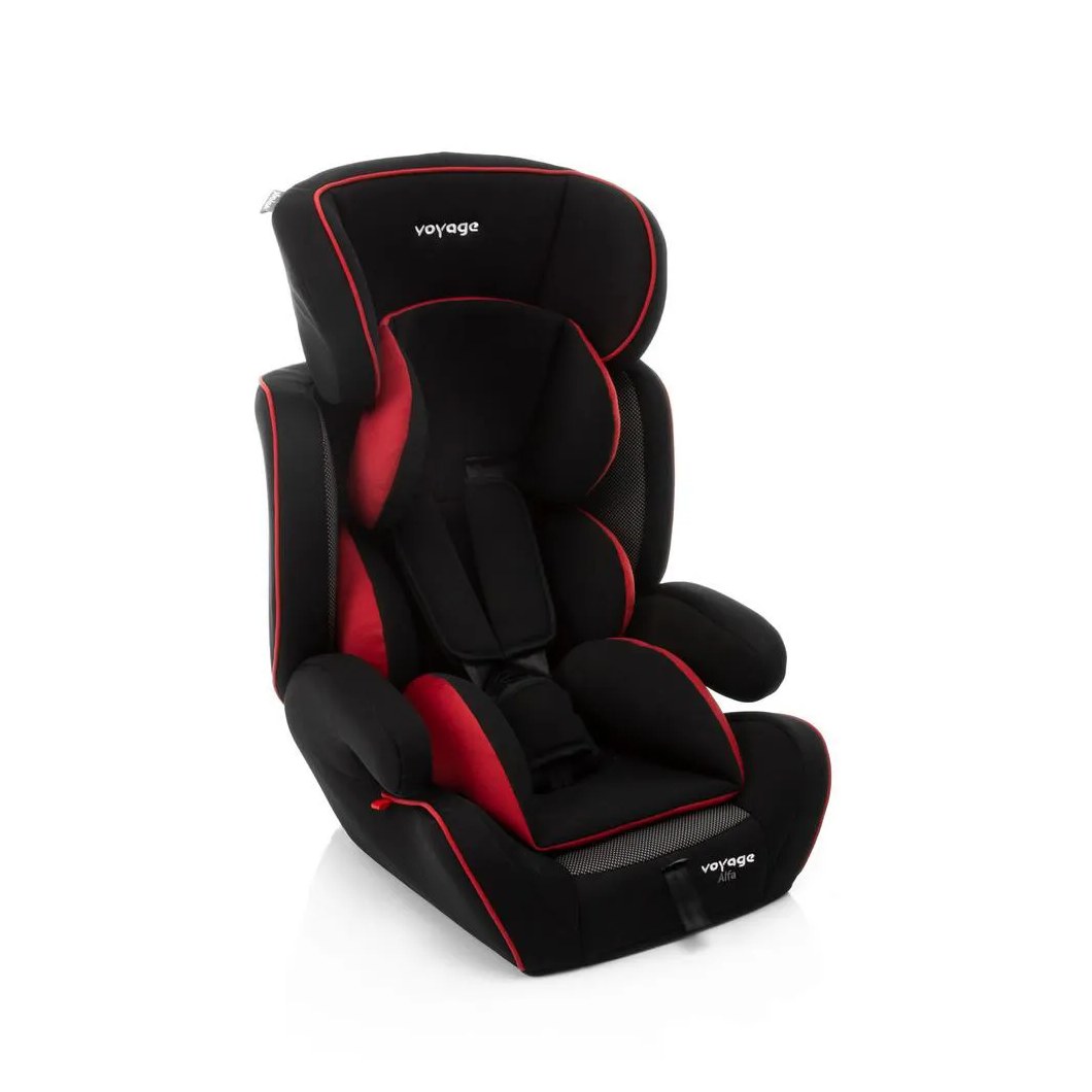 Cadeirinha de Carro Alfa de 9 a 36kg Voyage Preto e Vermelho