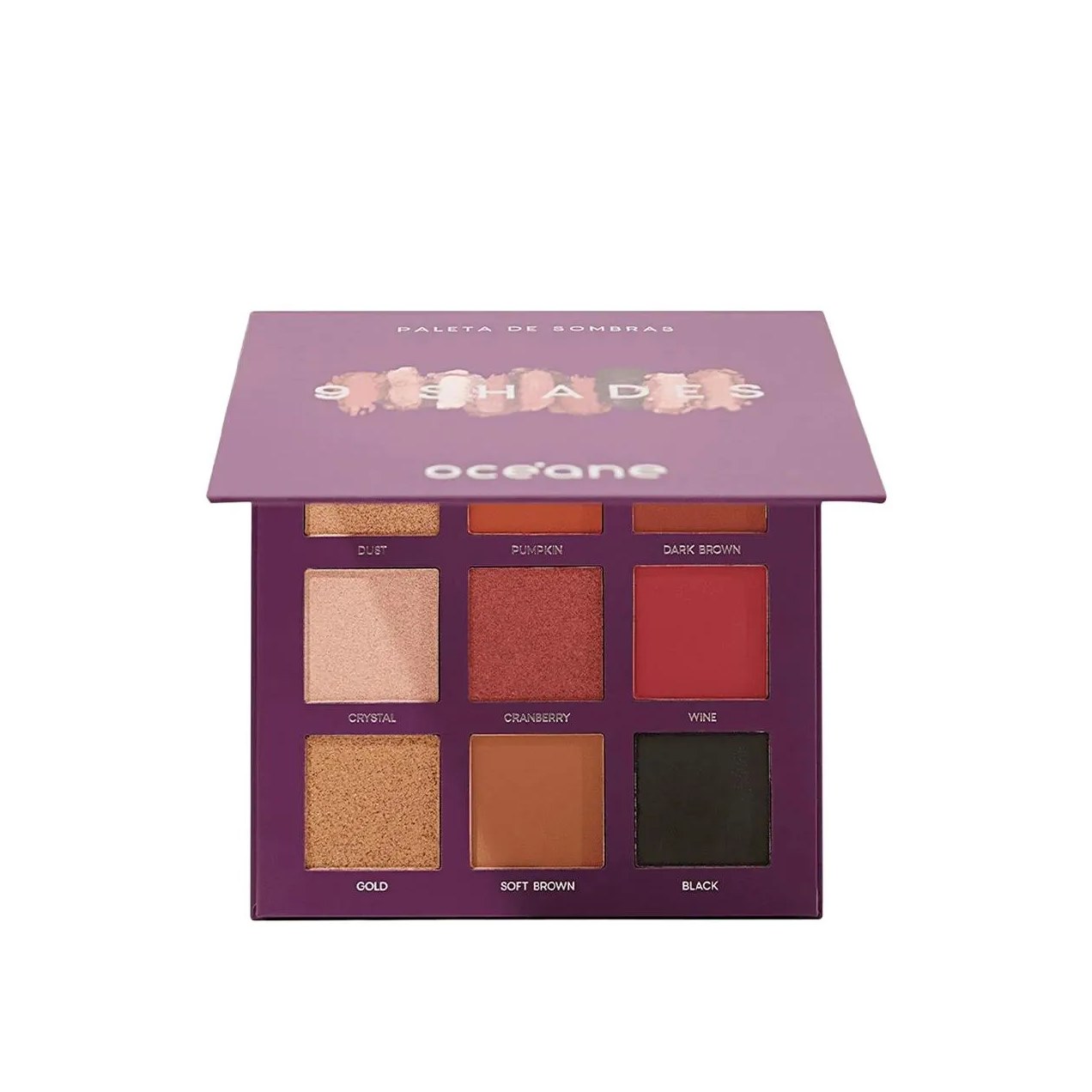 Océane Purple 9 Shades - Paleta de Sombras 25g