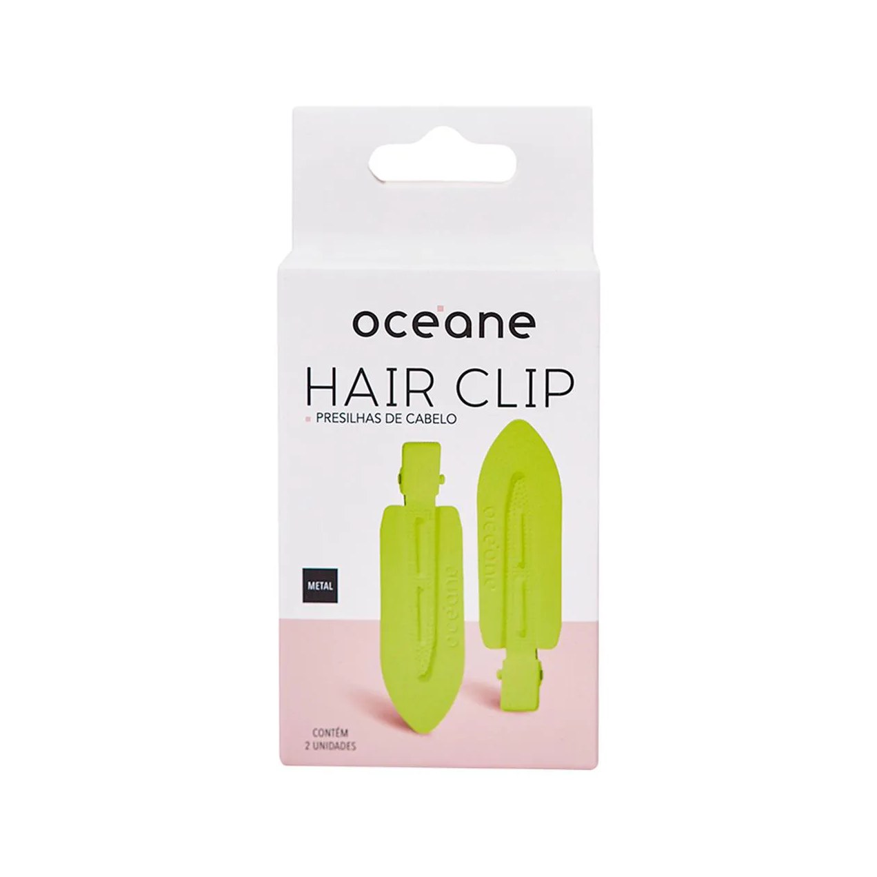 Presilhas de Cabelo Océane Hair Clip Amarelo 2 unidades