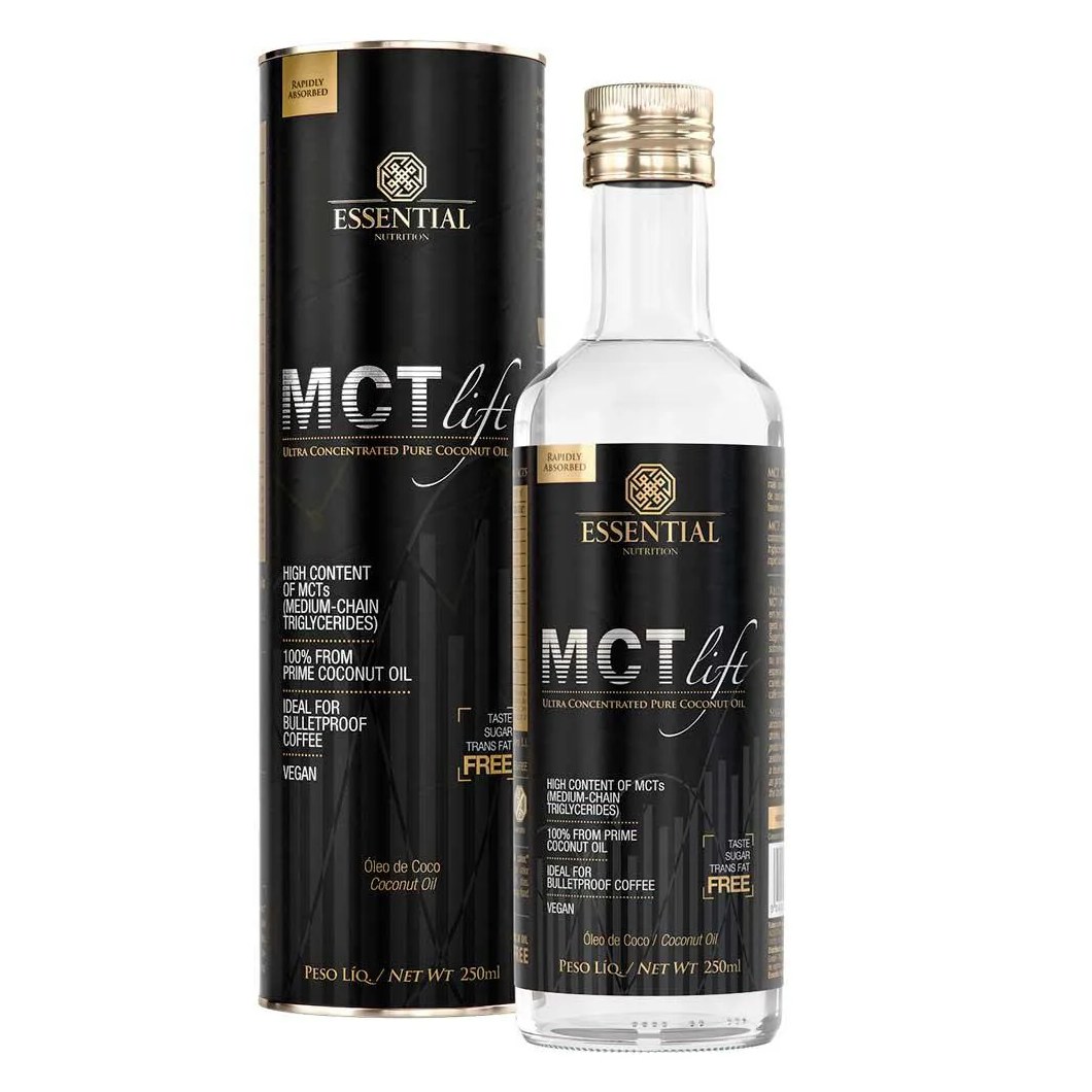 Mctlift Oleo de Coco Ultrapurificado - Tcm - (250ml) - Essential Nutrition