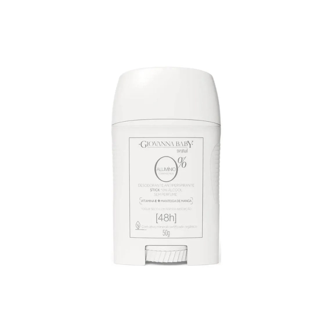 Desodorante Stick Giovanna Baby 50g 0% Aluminio Neutral