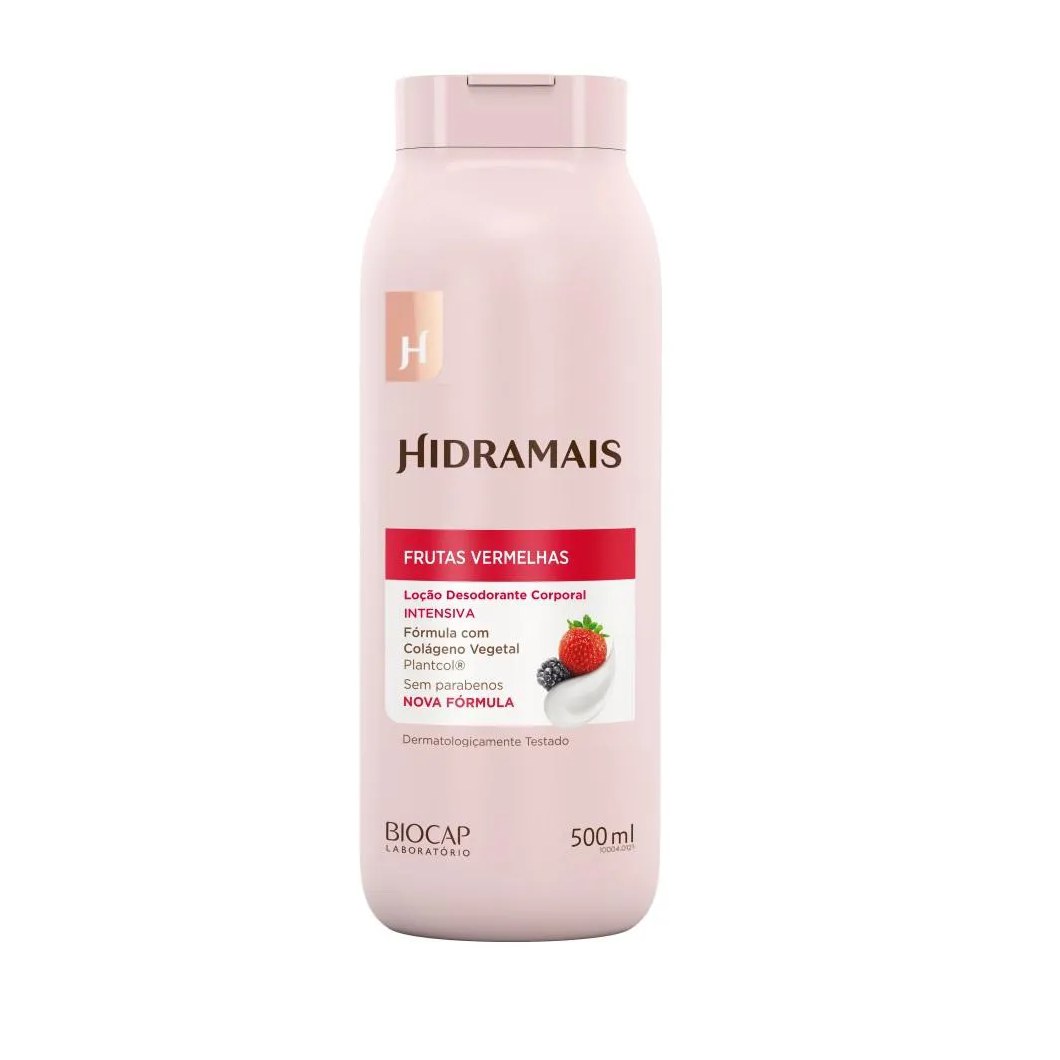 Loção Desodorante Corporal Frutas Vermelhas 500ml Hidramais