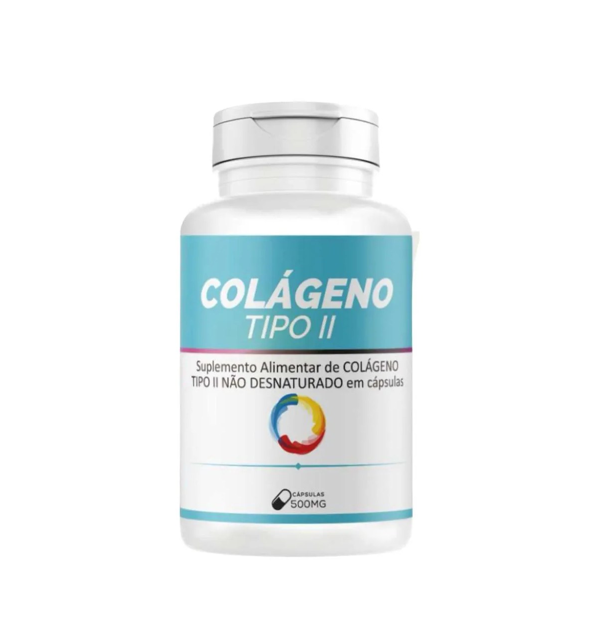 Suplemento Colágeno Tipo Ii Encapsulado em Pó 500mg 120 Capsulas