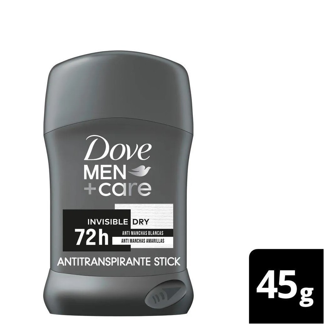 Desodorante Antitranspirante Stick Dove Men+care Invisible Dry 45g