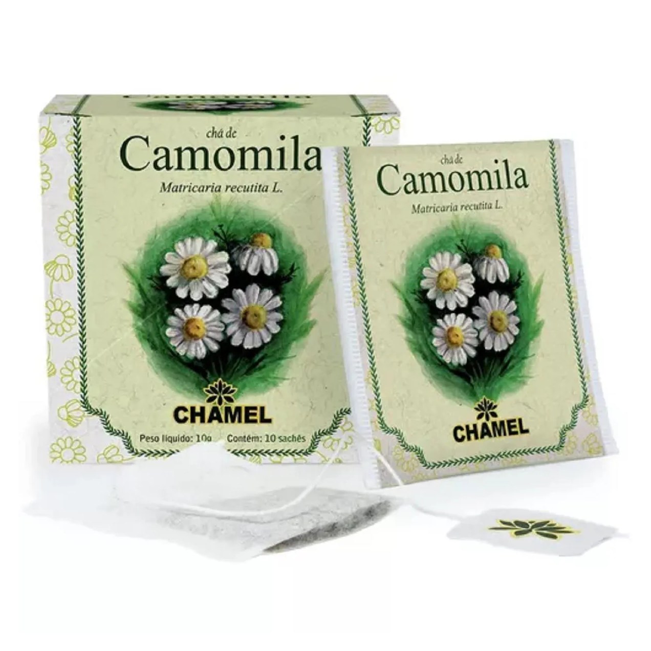 Chá de Camomila com 10 Sachês 10g - Chamel