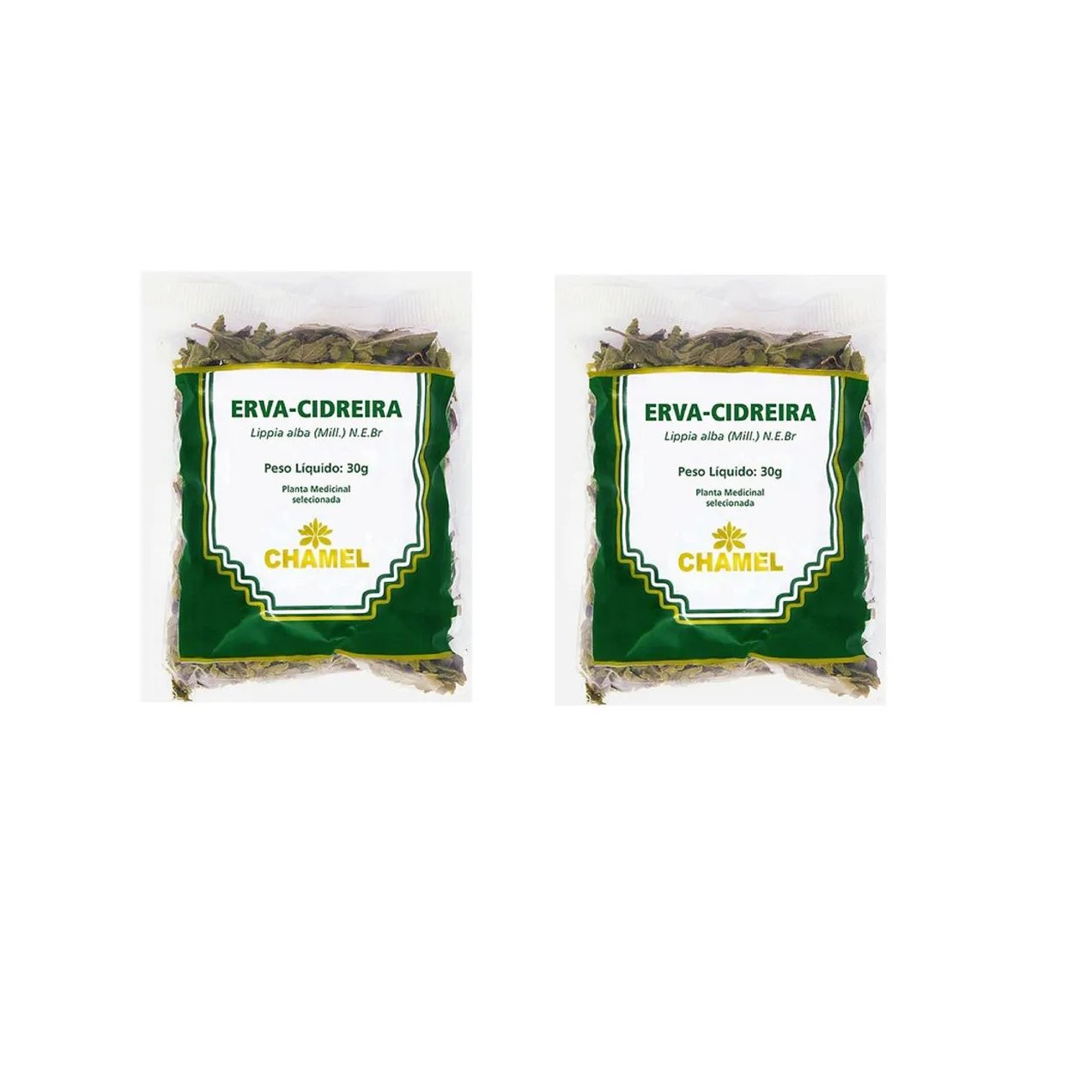 Kit 02 Pacote de Chá de Erva Cidreira 30g - Chamel