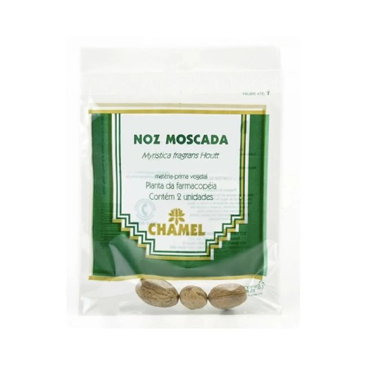 Noz Moscada com 2 unidades - Chamel