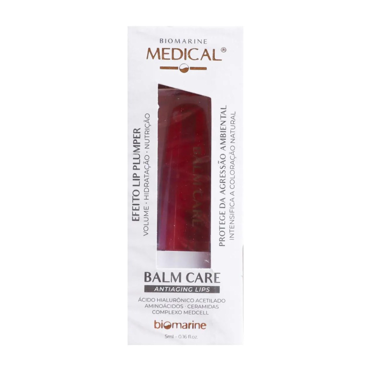 Biomarine Gloss Lip Tint Hyaluronic Hidratante Labial 5Ml