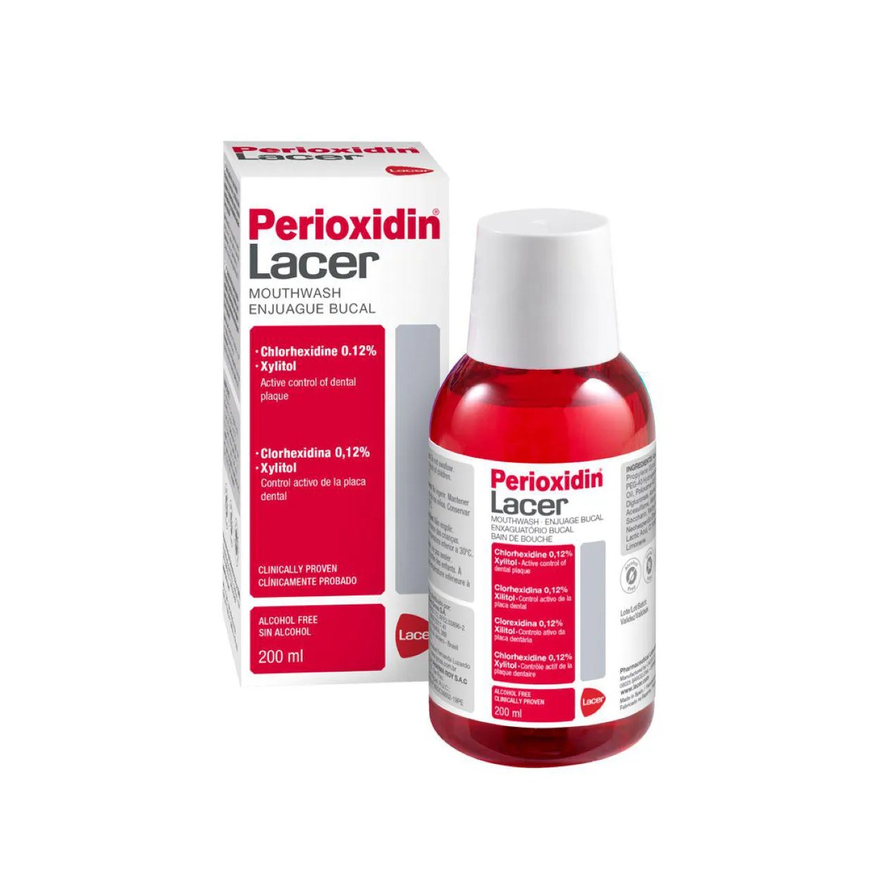 Enxaguante Antisséptico Bucal Perioxidin Sem Álcool com 200ml