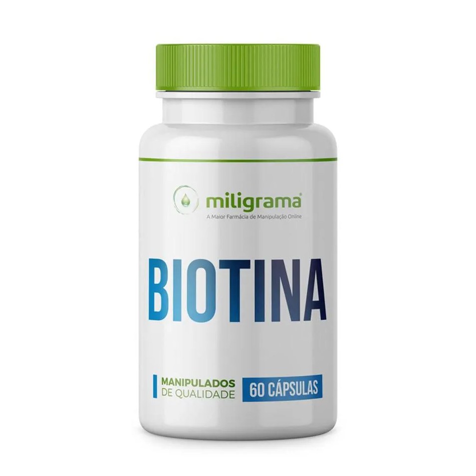 Biotina 5mg 60 cápsulas