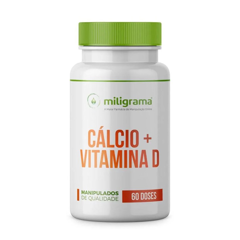 Cálcio com Vitamina D 60 Doses